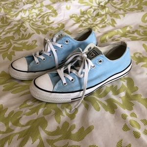 Baby Blue Converse Low-Tops